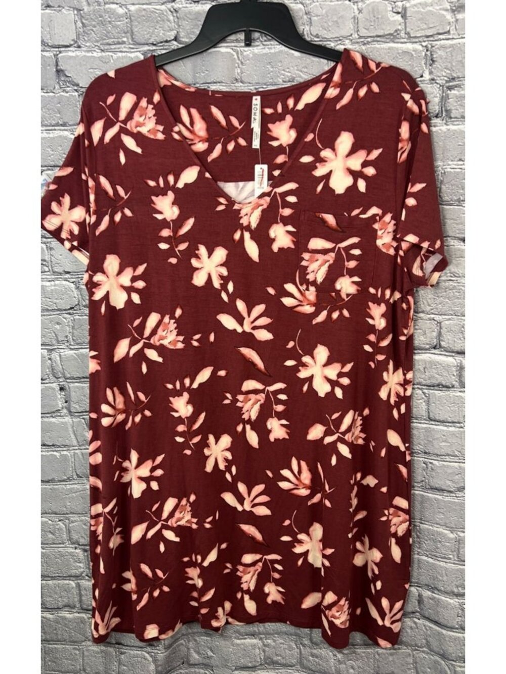 NWT Soma Cool Nights Sleepshirt SS Size XXL Budding Romance Floral Gown